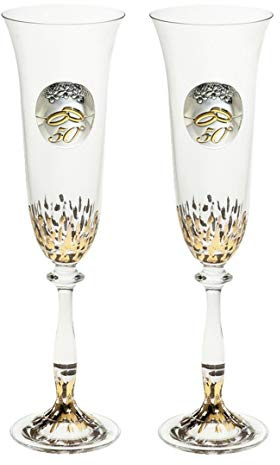 JOYERIA EL FARO Copas 50 Aniversario Bodas de Oro Personalizadas