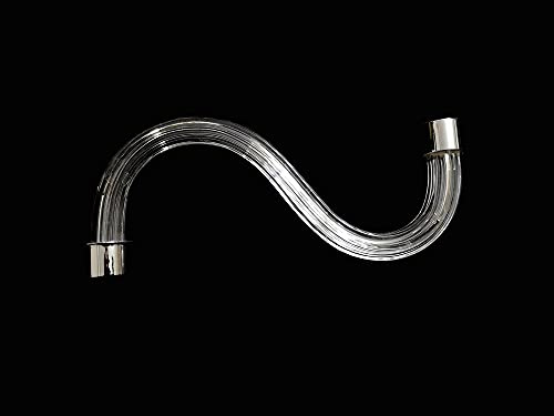 ILAB Arm für Pendelleuchte Kristall glatt 21 cm Chrom Ersatzteile Leuchten Zubehör