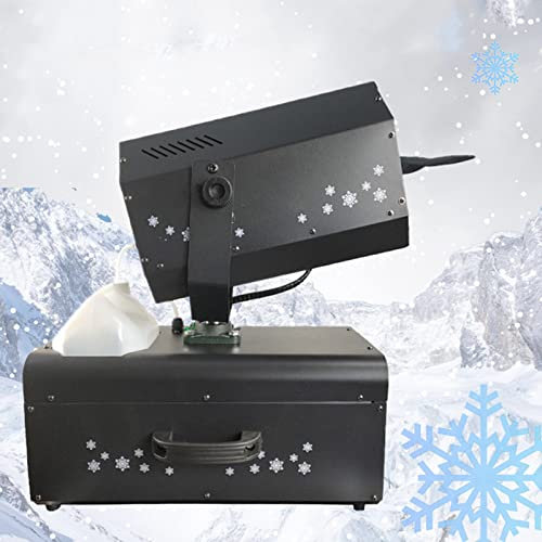 CHUNTIANMEI 2000w Schneeflockenmaschine Mit Fernbedienung, Künstliche Blizzard-schneemaschine Im Freien Für Halloween Weihnachtsfeiern Bühnenshow, Sprühabstand: 6-8m, Intelligenter 90° Schüttelkopf