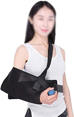Armschlinge für Schulterverletzungen, Armschlinge für gebrochenes Handgelenk, Armstütze, verstellbare Schulterstützen, Schlinge mit Kissen und Stressball, Wegfahrsperre für den linken und re
