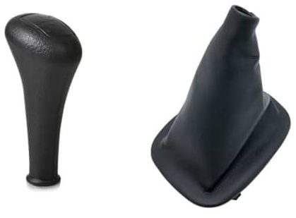 Cakievro Schalthebelmanschette für Mer-cedes Benz C E S Klasse W124 S124 W126 E190 W190 W201 W202 W123 W140 W463 (4-Gang-Kombination)