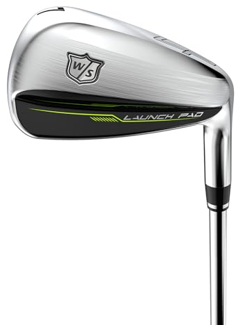Wilson Palos de Golf, Juego de Hierros Launch Pad 2 2022, 5-PW, Acero, para Hombre y Mujer