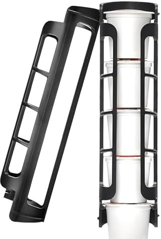 Aufbewahrungsbehälter für Kaffeepads, Kaffeepadhalter - Kaffeepad-Regalhalter, 2 Stück, Küchen-Organizer - Kaffee-Bar-Zubehör, Kaffeestation-Organizer, seitliche Halterung für Kaffeepads, Aufbewahrung