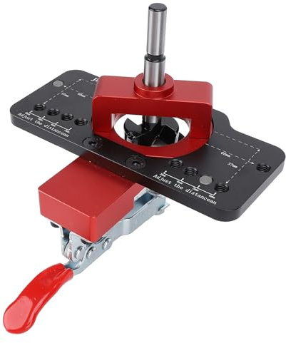 Topfband Bohrschablone, 35 mm Topfscharnier Schablone Scharnierbohrer Verdecktes Schrankscharnier für Holzbearbeitung von Türen Schränken