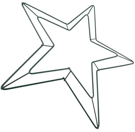 SHOWERORO Pentagramm Wreath Frame Aus Metall Kranzrahmen Für Weihnachts Und Valentinstagsdekoration Robust Und Wiederverwendbar Für Kreative Gestaltung Mit Blumen Und Bändern