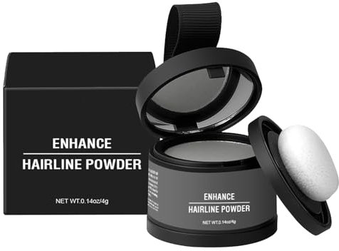 Haarpuder für Frauen, Wurzelpuder für Haare, Haartextur-Puder zur Wurzelabdeckung, inklusive Applikator, Langanhaltendes Haarschattierungswerkzeug, Haar-Concealer, Grauabdeckung für feines und dünner