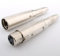 VISSQH 2 Stück XLR 3-Pin Stecker auf Klinke 6,35 mm Adapter,Mikrofon-Audiobuchse XLR 3-pin Panel Mount Anschlüsse Mikrofonkabelstecker XLR-Klinken-Anschlüsse Konverter,für Audio Mikrofon usw