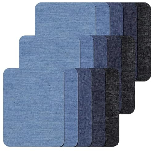 15 parches para planchar en 5 colores para planchar parches vaqueros para interior y exterior.