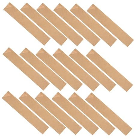 CIYODO 200 Sachets Étui à Baguettes en Papier Kraft, Manchons à Couverts Jetables pour Restaurants, Emballage Baguettes Cuisine