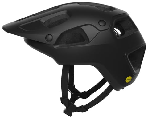 POC Cularis Pure – Unisex MTB Helm mit MIPS, innovativem wechselbarem Visier, optimierter Belüftung, leichtem Design & 360° Anpassung für Trail und XC