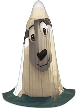 POCUK Mår med huva för tonåringar halloween cosplay jul maskeradkostymer