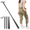 35 Long Dressing Stick with Shoe Horn with Sock Removal Tool, Adjustable Extended Dressing Aids for Shoes, Socks, Shirts and Pants
