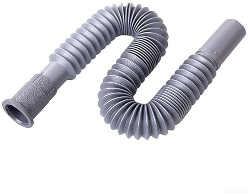 Zoegneer Grau Kunststoff Flexibles Küchen Becken Sieb Spüle Verlängerung Ablaufschlauch Rohr Abfluss Schlauch Rohr Für Küche Badezimmer