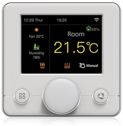 Thermostat numérique, Thermostat WiFi Intelligent for Salle Tuya, Chauffage par Le Sol, contrôleur de température numérique Programmable Installation Facile (Color : R7C.716 White, Size : Small)