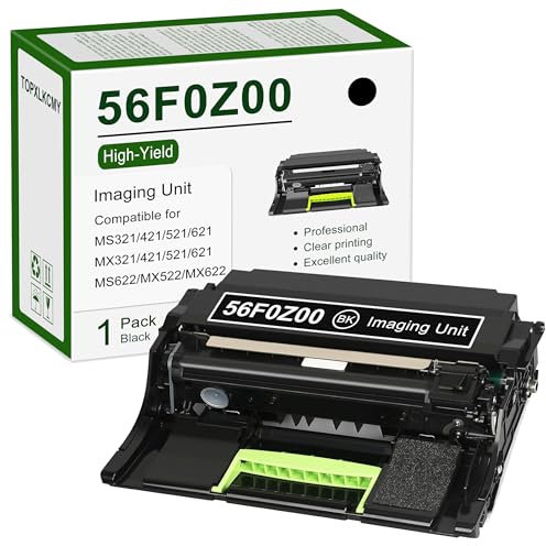 56F0Z00 Bildeinheit (hohe Ergiebigkeit, schwarz), 1er-Pack, Ersatz für Lexmark MS321dn, MS421dn, MS421dw, MS521dn, MS621dn, MS622de, MX321adn, MX321adw, MX421ade, MX522adhe, MX622adhe Drucker