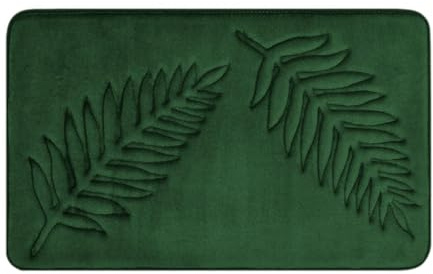 Tapis de bain à mémoire de forme, absorbant et antidérapant, idéal pour la salle de bain, la cuisine ou la chambre, séchage rapide, lavable en machine.