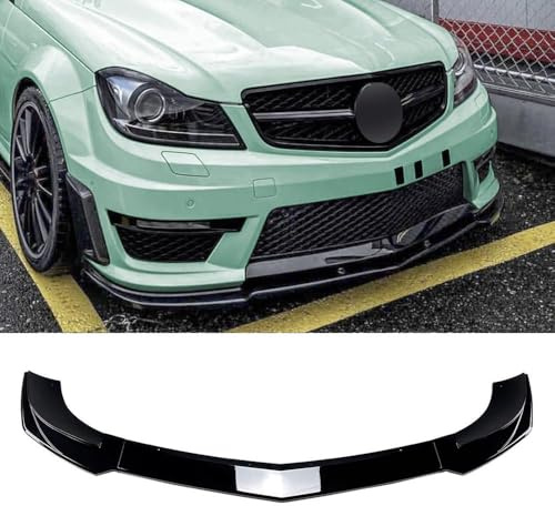 Auto Frontlippe Frontspoiler für Mercedes Benz C Class W204 S204 AMG Line 2011 2012 2013 2014, Auto Frontspoiler Lippe Auto Bumper Protector Frontlippe Spoiler Protector Stoßstangendiffusorschutz