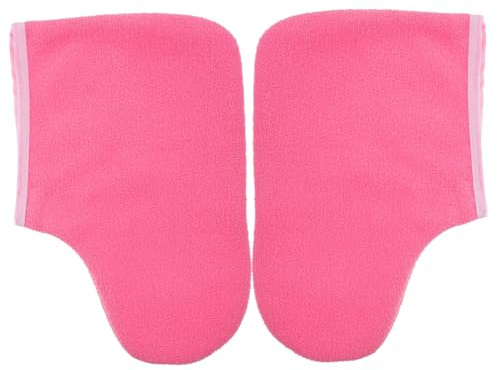 IWOWHERO Paraffinwachs Sicherer Sitz Sanft zur Haut Fußüberzüge aus Polyester zur Intensiven Pflege Wiederverwendbare Paraffin Fußmaske für Fuß Spa Anwendungen