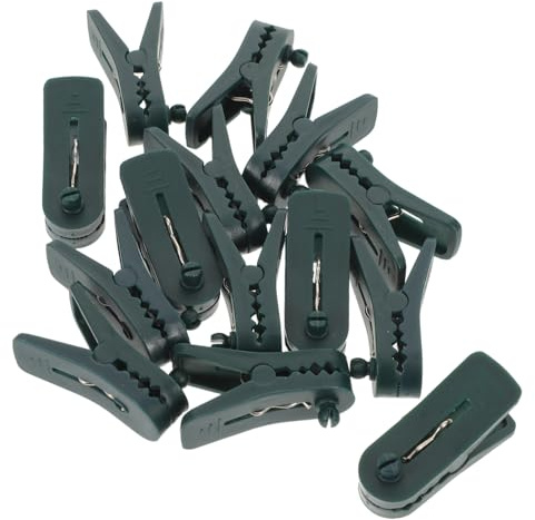 Alipis 30stücke Kerzenhalterclips für Weihnachtsbäume Mini-kerzenhalter aus Kunststoff mit Clip für Led-spitzkerzen und Teelichter für Feiertage Hochzeiten und Geburtstagsfeiern
