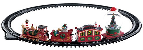 Lemax Kunststoff Weihnachtsdorf-Sehenswürdigkeiten und Geräusche: Nordpol-Eisenbahn, 113.00 x 66.50 x 15.00 cm