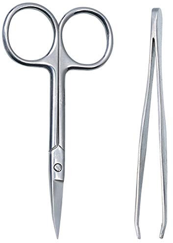 Playtastic Modellbau-Pinzette: Universelles Bastelwerkzeug für Modellbausätze, mit Schere & Pinzette (Modellbau-Schere, Werkzeug Modellbau, Nagelschere)