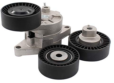 NewYall Pack of 3 Drive Belt Tensioner Idler Pulley Kit for BMW 323i 325Ci 325i 325is 325xi 328i 328is 330Ci 330i 330xi 525i 528i 530i M3 X3 X5 3.0 Z3 Z4