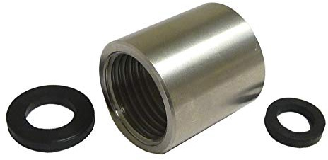 Brauseschlauch-Adapter, 15 mm feines Gewinde, weiblich auf 1/2 Zoll BSP weiblich, Edelstahl