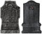 ATOSA decoracion halloween lapida 50x30 cm 2 posibilidades