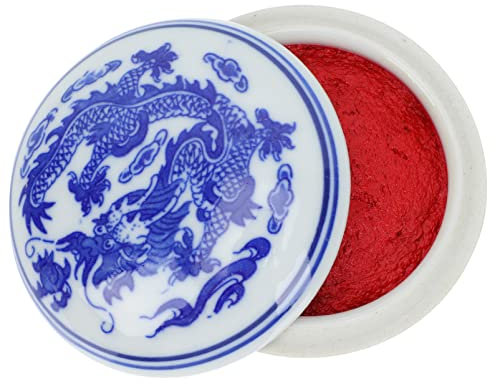 Zerodeko Malstempelkissen DIY Chinesisches Stempelkissen Mehrzweck-stempelkissen Kalligraphie-zubehör Anfänger-stempelkissen Malstempelkissen DIY
