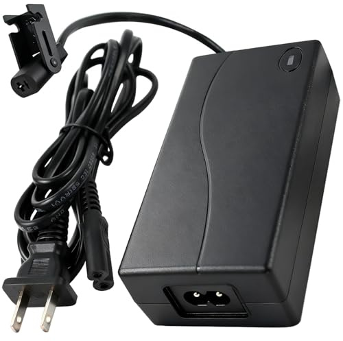 AIDOIT Fuente de alimentación reclinable de alimentación, transformador de fuente de alimentación de conmutación CA/CC, adaptador de 29 V/24 V 2 A con cable de alimentación de CA de 6.5 pies, ideal