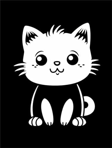 AMBATTERY Knüpfkissen Karikatur Tier Katze DIY Riegel Haken Kits DIY Wandteppich Teppich Herstellung Für Kinder Erwachsene Anfänger Wohnkultur 31x63in