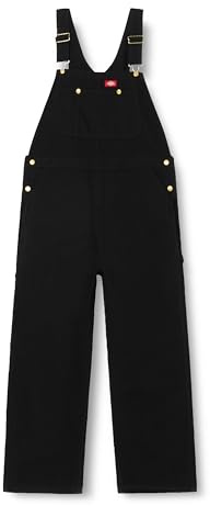 Dickies, Herren, Klassischer Latzhosen-Overall, RINSED BLACK, 34W / 34L
