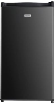 FrigeluX Frigorifero compatto nero R0TT91NE 91L - Classe energetica E, design elegante, ideale per piccoli spazi