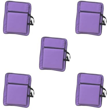 Adoorniequea Kunst-Portfolio-Tasche für Kinder, zum Zeichnen, Skizzieren, Bücher, Reisen, Künstler, Rucksack, Lila, 49 x 36 cm, 5er-Set (lila, 49 x 36 cm), 49x36cm