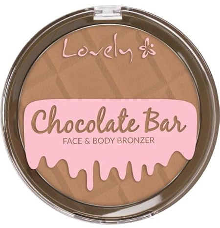 Lovely Makeup Bronzer für Gesicht und Körper, natürliches Bräunungs-Finish, weiche Textur, einfach anzuwenden, kompatibel mit allen Hauttönen, Braun, 9 g (1 Stück)