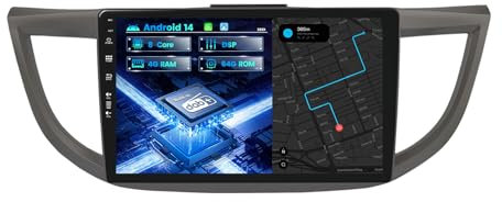 MISONDA Built in DAB+ Car Stereo Android 14 For Honda CRV 2012-2016 Head Unit GPS Sat Nav 4G+64G Carplay DSP Camera Mic