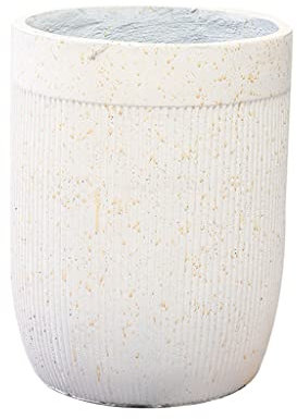 Fioriera in cemento per esterni, per bonsai e fiori, per interni, balcone e soggiorno, vaso decorativo con foro di drenaggio, vaso di piccole dimensioni per decorazioni da giardino.