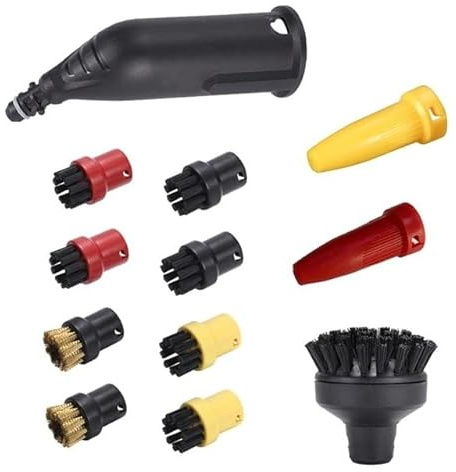 Tool Compatible with Kärcher steam Cleaning Brushes Compatible with Karcher SC1 SC2 SC3 SC4 SC5 SC7 CTK10 Steam Cleaner Attachments Round Sprinkler Nozzle Head