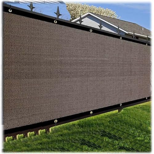 Malla Sombra Red Sombra Exterior Marrón，Malla de Sombreo con Ojales，Lona de Sombra Camping Resistente A UV 90% 3x4 4x6 5x5，Malla de Ocultacion Jardin Patio, Pérgola, Toldo RV(4 * 7m)