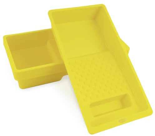 NCTNCX 5 vasche di vernice 15 x 28 cm, ciotola di colore in plastica, vaschetta per pittura da parete, accessori per pittura, vassoio, colore vassoio