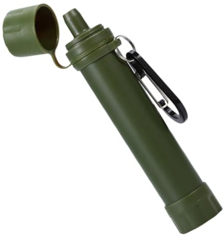 Toyvian Life Drinking Straw Portable Water Filter Camping Outdoor Supply Reusable Filter for Hiking Survival Gear