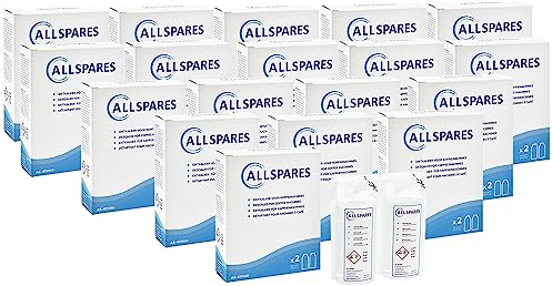 AllSpares Entkalker (36x 100ml) für Kaffeemaschinen geeignet für Delonghi EcoDecalk DLSC200 / DLSC003 / 5513211481/5513296011 / DLSC003 / 5513225971 und Braun BRSC003 / AX13210003