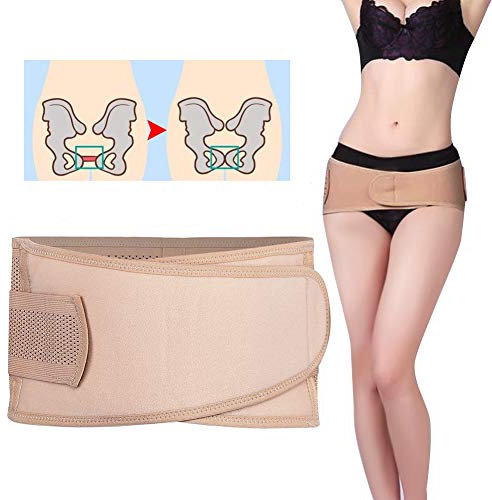 Pelvic Correction Support Belt,Compression Adjustable Sacroiliac Hip Waist Compression Belt Breathable Sacroiliac Hip Waist Compression Strap Postpartum Pelvic Hip Recovery Anti-Slip Belt Shaper Body