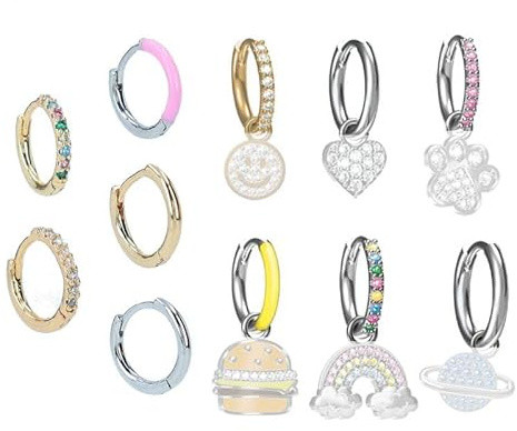 Depesche 11834-039 Charm Erde, versilberter Anhänger für Halsketten, Armband und Ohrringe, ideal als kleines Geschenk