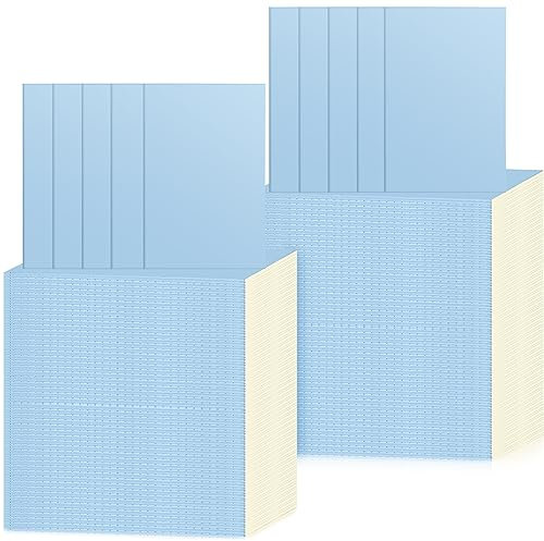 Handepo Notizbücher, liniert, Kraftpapier, weicher Einband, Reisetagebuch, Memo für Studenten, Klassenzimmer, Bürobedarf, A5, Blau, 100 Stück