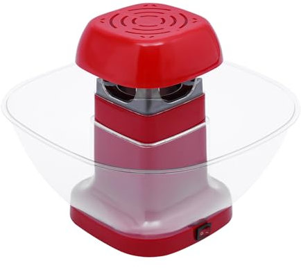 Popcornmaschine, 1200W Popcorn-Maschinen, Rot Popcornröster, Profi Popkorn fur Küchen, Versammlungen, Parteien, Geburtstagsfeiern