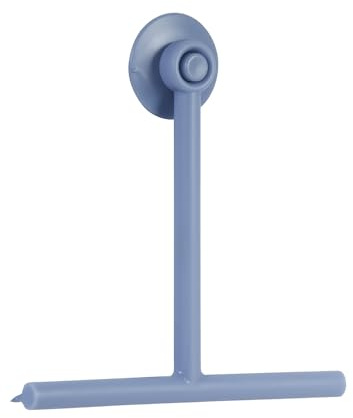 Showerdrape Rocco- Glass Window Squeegee for Cleaning Bathrooms Showers Screen Wiper Mirror Cars (Blue)