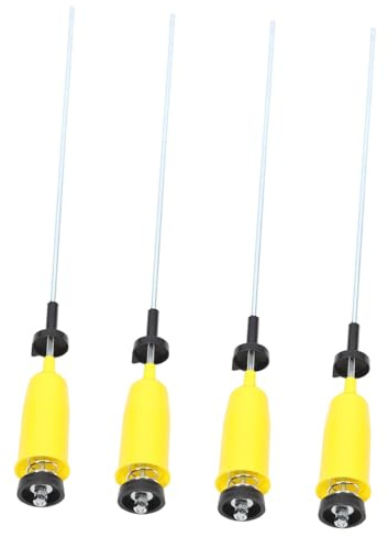Uonlytech 4 Stück Aufhängungsstangen für Waschmaschinen Ausgleichsstangen Eisen und Kunststoff Stoßdämpfend Stabil 48-60cm Zufällige Farbe