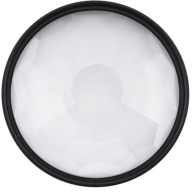 77mm Kaleidoskop Prismen Kamerafilter aus Glas Schwarz 1 Satz | Vordergrund für Menschen und Landschaften, Klare Transparenz, Erzeugt Coole Lichtbrechung