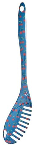 Rice Melamin Nudellöffel Pastalöffel Spaghettiheber - Blau - Cherry Love Print (1 Stück)